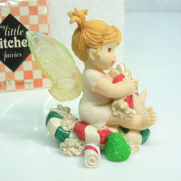 Little Kitchen Fairies Sweet Bon Bon Fairie Peppermint Gum Drops Candy Fairy Box - Picture 4 of 8